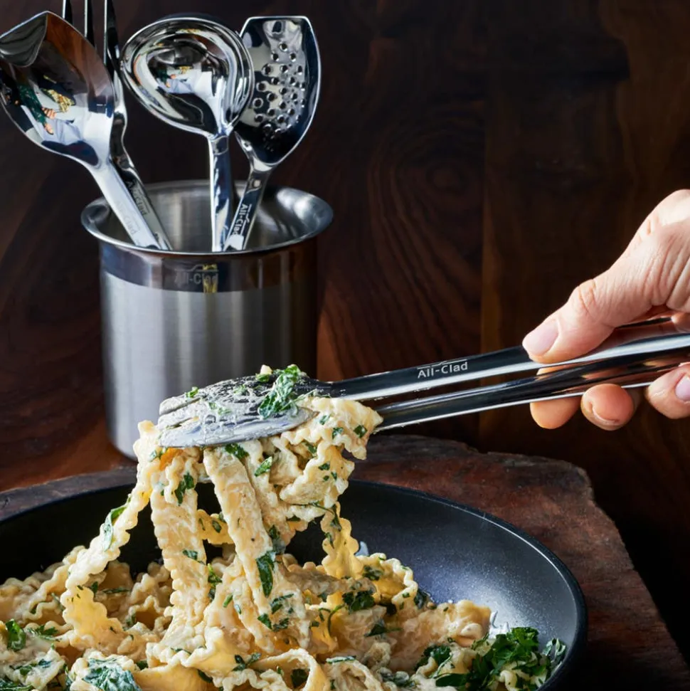Cook Tongs | Stainless Steel Metal Tongs | All-Clad