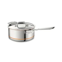 Copper Core 5-ply Bonded Cookware, Sauce Pan 3 Quart | All-Clad