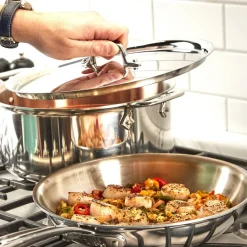 D3 Everyday Stainless 3-Ply Bonded Cookware, 5 Piece Set | All-Clad
