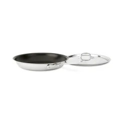 D3 Pro Nonstick 3-ply Bonded Cookware, Fry Pan with Lid, 12 inch