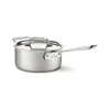 D5 Stainless Brushed 5-ply Bonded Stainless Steel Pot 3 Qt | All-Clad