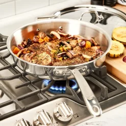 D3 Stainless Everyday, 3 Piece Pots and Pans Cookware Set