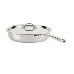 D3 Stainless Everyday 3-ply Bonded Cookware, Sauté Pan with lid, 3 quart
