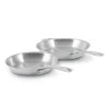 D3 Stainless Everyday 3-ply Bonded Cookware, Fry Pan Set, 10.5 and 12.5 inch