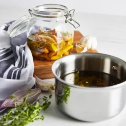 D3 Stainless Everyday 3-ply Bonded Cookware; Sauce Pan with lid; 1.5 quart