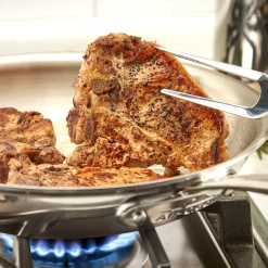 D3 Stainless Everyday 3-ply Bonded Cookware; Skillet; 8.5 inch