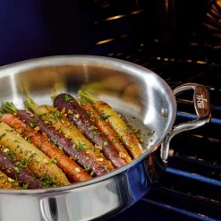 D3 Stainless Everyday 3-ply Bonded Cookware, Sauce Pan with Glass lid, 1.5 quart