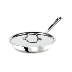 D3 Stainless 3-Ply Bonded 10 Inch Skillet with Lid | All-Clad