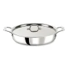 D3 Stainless 3-ply Bonded Cookware, Mother of All Pans with lid, 6 quart