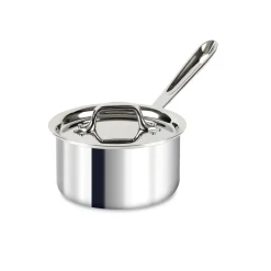 D3 Stainless 3-ply Bonded Cookware, Sauce Pan with lid, 1.5 quart