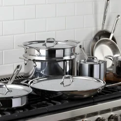 D3 Stainless 3-ply Bonded Cookware Set, 13 piece Set