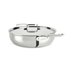 D5 Stainless 5-ply Cookware, Essential Saute Pan, 6 Quart | All-Clad