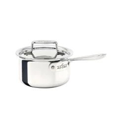 D5 Stainless Polished 5-ply 1.5 Quart Saucepan | All-Clad