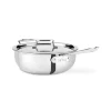D5 Stainless Polished 5-ply Bonded Cookware | 4 Quart Pot | All-Clad