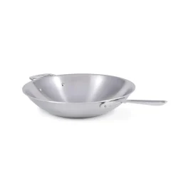D5 Stainless Polished 5-ply Bonded Cookware, Wok, 14 inch