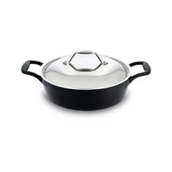 Enameled Cast Iron, Braiser with Lid, 4 quart