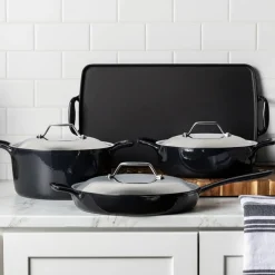 Enameled Cast Iron, Braiser with Lid, 4 quart