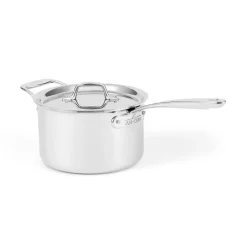 G5® Graphite Core Stainless Steel Sauce Pan with Lid, 4 quart | All-Clad