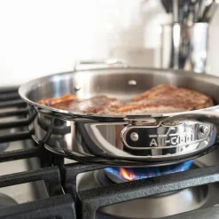 G5® Graphite Core Stainless Steel Sauté Pan with Lid, 3 quart | All-Clad