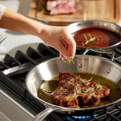 G5® Graphite Core Stainless Steel Skillet with Lid, 12.5 inch | All-Clad