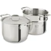 Gourmet Accessories, Pasta Pot with Perforated Insert and lid, 6 quart