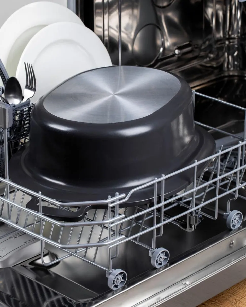 Gourmet Plus Stainless Steel 7-in-1 Slow Cooker; Nonstick Ceramic Coating; 7 quart