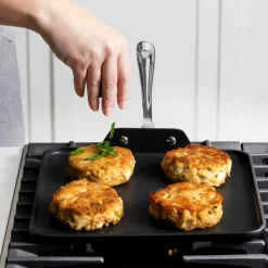 HA1 Expert Cookware, Nonstick Square Griddle, 11 inch