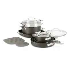 Hard Anodized Nonstick Cookware Set, 12 piece Set