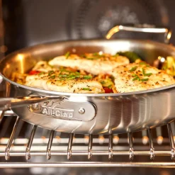 14-Inch Fry Pan / All-Clad D5 Polished Stainless Steel Perfection
