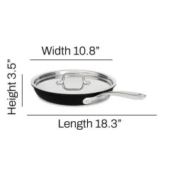 10-Inch Fry Pan with Lid / All-Clad NS Pro, Nonstick Cooking