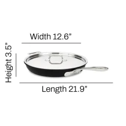 12-Inch Fry Pan with Lid / Master Your Meals with All-Clad NS Pro
