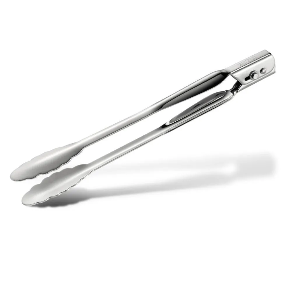 12-Inch Stainless Steel Locking Tongs I All-Clad