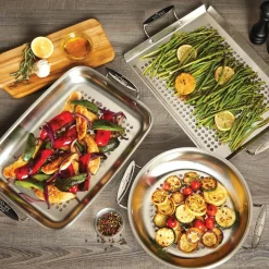 11-Inch Stainless Steel Round Basket / BBQ Perfection by All-Clad