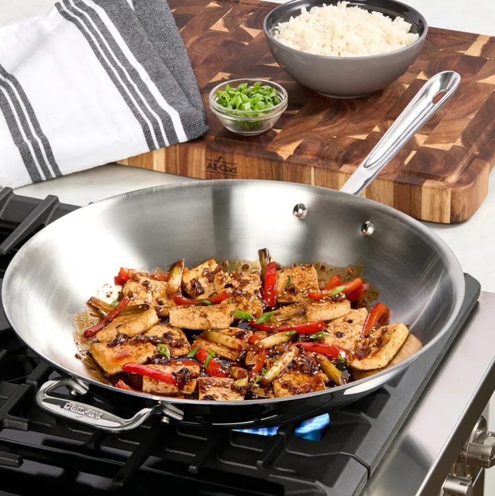14-Inch Stainless Steel Wok I All-Clad