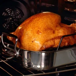 Large Stainless Steel Roaster Pan with Rack | All-Clad