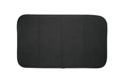 2-Pack Black Drying Mat Set / Absorbent, Quick-Dry Solution for Your Kitchen