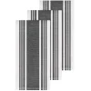 3-Pack Black Dual Kitchen Towel Set / Absorbent, Durable, and Kitchen-Ready
