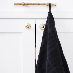 2-Pack Black Kitchen Towel Set / Premium Absorbent Towels for Every Kitchen