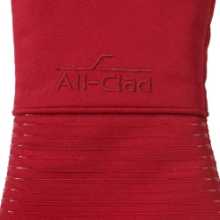 2-Pack Chilli Red Oven Mitt Set / Reliable Heat Protection