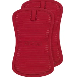 2-Pack Chilli Red Potholder Set / Colourful, Heat-Safe Kitchen Must-Have