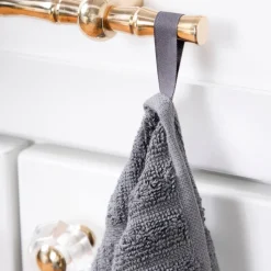 2-Pack Pewter Grey Kitchen Towel Set / Soft, Absorbent and Timeless Kitchen Towels