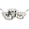 10 Piece 5 Ply Stainless Steel Cookware Set | All-Clad