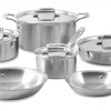 10-Piece BD5 Stainlees Steel Cookware Set I All-Clad