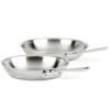 2-Piece Fry Pan Set / All-Clad D3 Stainless Steel (10-inch and 12-inch)