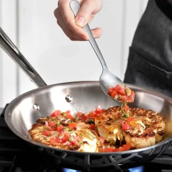 2-Piece Fry Pan Set / All-Clad D3 Stainless Steel (10-inch and 12-inch)