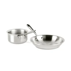 2-Piece Kitchen Helper Set / Essential All-Clad D3 Cookware