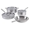 7-Piece Pots and Pans Set / All-Clad D3 Stainless Everyday Collection