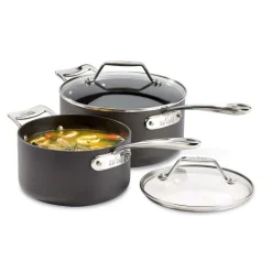 2-Piece Sauce Pan Set / 2.5 and 4 Quart Essentials with Lids