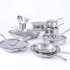 20-Piece Stainless Steel Cookware Set | All-Clad D3 Cookware Set
