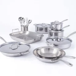 20-Piece Stainless Steel Cookware Set | All-Clad D3 Cookware Set